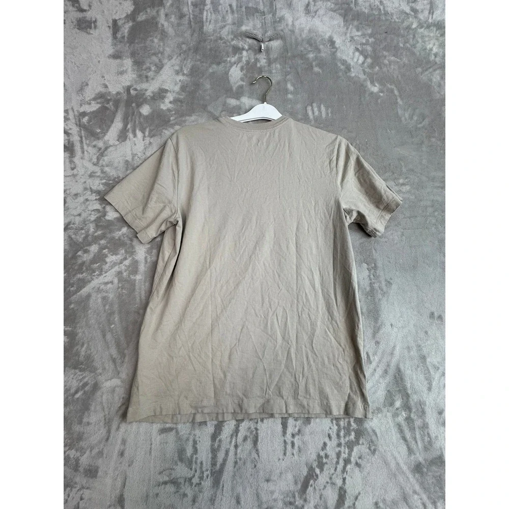 Nike The Nike‎ Tee Mens M Beige Graphic T Shirt Short Sleeve Cotton